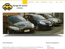 Tablet Screenshot of garagededecker.com